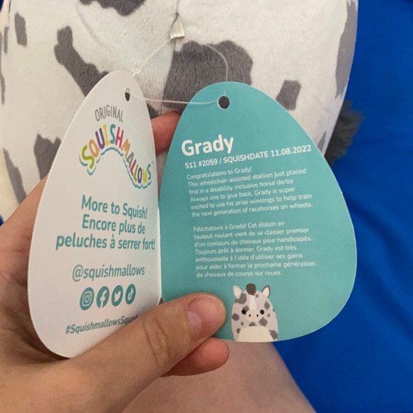 Original Squishmallows Grady Horse Size 11” Inch NWTS - Picture 5 of 10